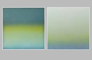 Composition 14  - 50 x 50 cm x 2 - Peintures